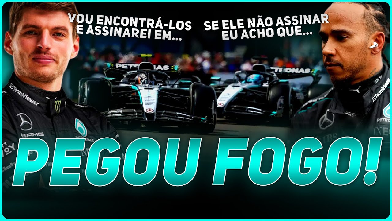 REVIRAVOLTA IMPACTANTE confirma GRANDE CHANCE de Max Verstappen ASSINAR com Mercedes na F1!