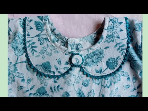 Stylish baby neck design for summer dress #bilqisartcreation