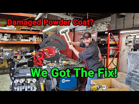 Powder Coat Damage and Repair on your Tubing Bender