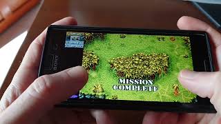 Sports Performance Atari Jaguar Android Emulation - Cannon Fodder Gameplay