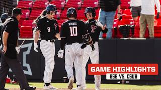 Texas Tech Baseball vs. CSUB GM 1: Highlights | February 27th, 2026