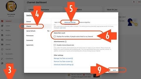 How to hide subscribers on YouTube l YouTube subscribers hide kaise kare 2022 🔥