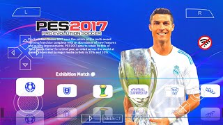 PES 2017 PPSSPP REMASTERED CAMERA PS5 ANDROID OFFLINE PETER DRURY COMENTARY REAL FACES BEST GRAPHICS