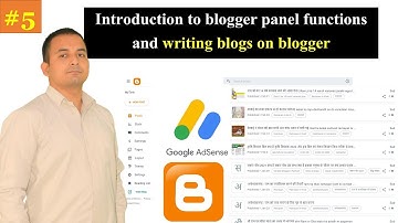 Blogging Class 5 blogger tutorial for beginners in Hindi 2021  by Digital Sudhir