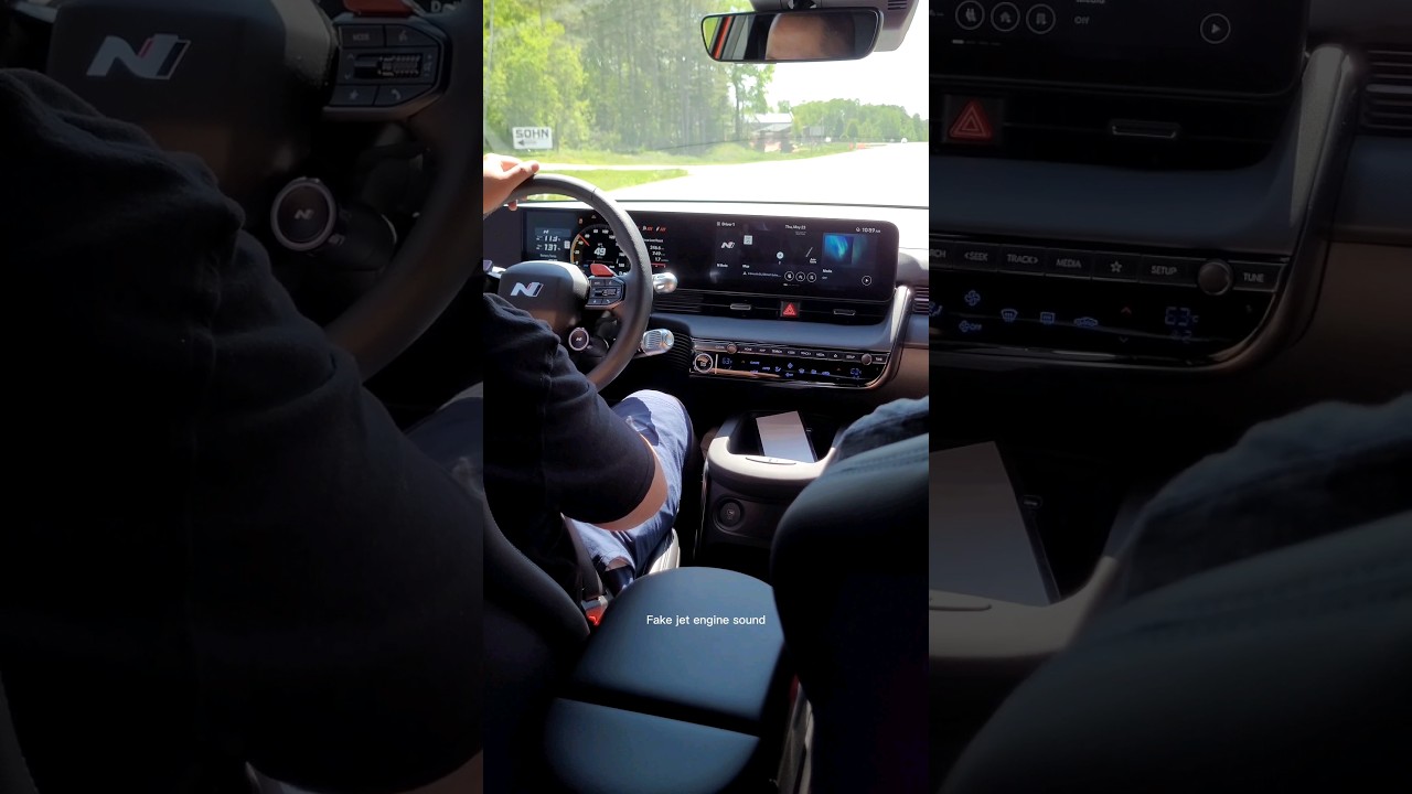Fake JET engine sound - 25 Hyundai IONIQ 5 N 