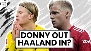 Van De Beek & Haaland SWAP Deal?! | LIVE Man United News