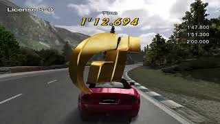 S License Tests - 150kg Cars With Super Soft Tyres - Gran Turismo 4 screenshot 5