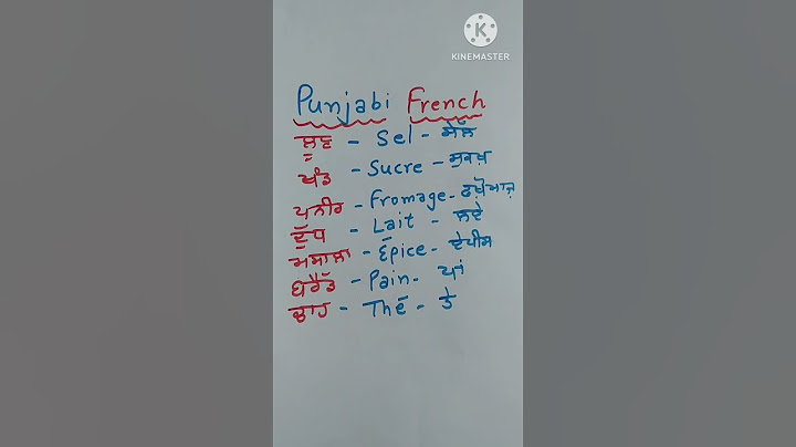 Learn French|| French in Punjabi|| French Learning Platform