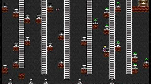 Jetpack (DOS) Level 8 - Chutes & Ladders TAS (WIP)