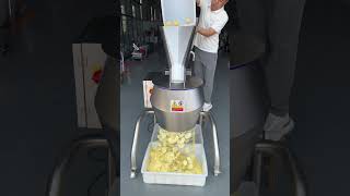 Whole Potatoes In → Crinkle Chips Out! 🥔⚙️ Industrial Potato Slicer | Satisfying Factory ASMR