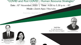 International Webinar on COVID and  Post COVID: Human Resource Strategies
