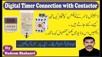 Digital Timer Connection With Magnetic Contactor
