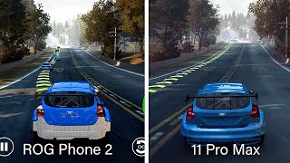 GRID Autosport - ROG Phone 2 VS iPhone 11 Pro Max - Side by Side Graphics Comparison