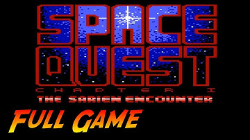 Space Quest 1 - The Sarien Encounter | Complete Gameplay Walkthrough - Full Game | No Commentary