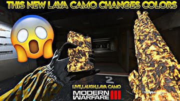 They Done Added A Color Changing *LAVA* SKIN IN COD MW3(MW3 REWIND EVENT)