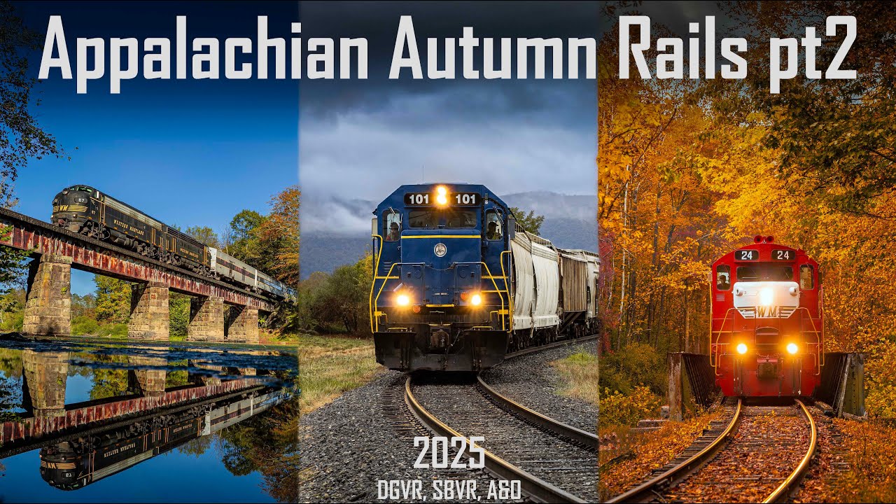 West Virginia Central Freight and more - Appalachian Autumn Rails Part ...