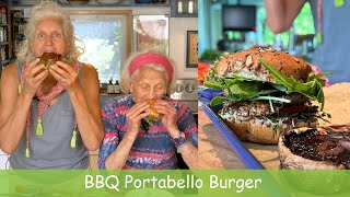 BBQ Portabello Burger: A Great Summer PlantBased BBQ Burger Hack!