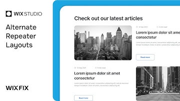 Alternate Repeater Design in Wix | Wix Fix