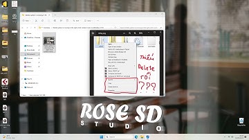 Thiếu tuỳ chọn "Delete" trong Menu lick chuột phải Windows 10 11