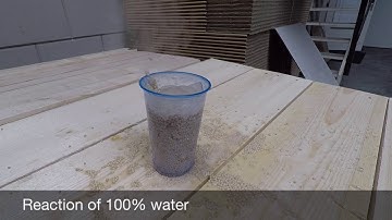 Reaction of Molecular Sieves with 100% water