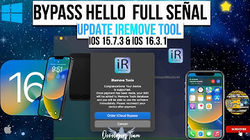 Bypass Hello Full señal iOS 16/IOS 15 - iRemoveTools - Full Services - MacOS- iPhone 5s a iPhone X