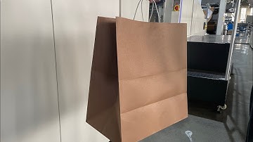 46*26*48cm A460 Big Size Vacuum Pump Twisted Handle Square Bottom Shopping Paper Bag Machine Oyang