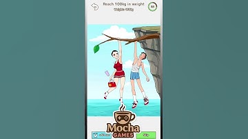 Tricky Mean level 5 | Reach 100kg in weight | Walkthrough  #games #gaming #mocha #phonegame #puzzle