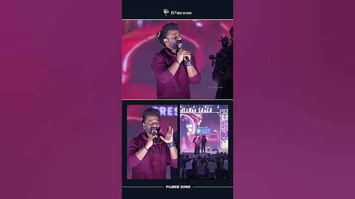 DSP Energetic Speech || Ustaad Bhagat Singh Song Launch || Pawan Kalyan | Sreeleela | Harish Shankar