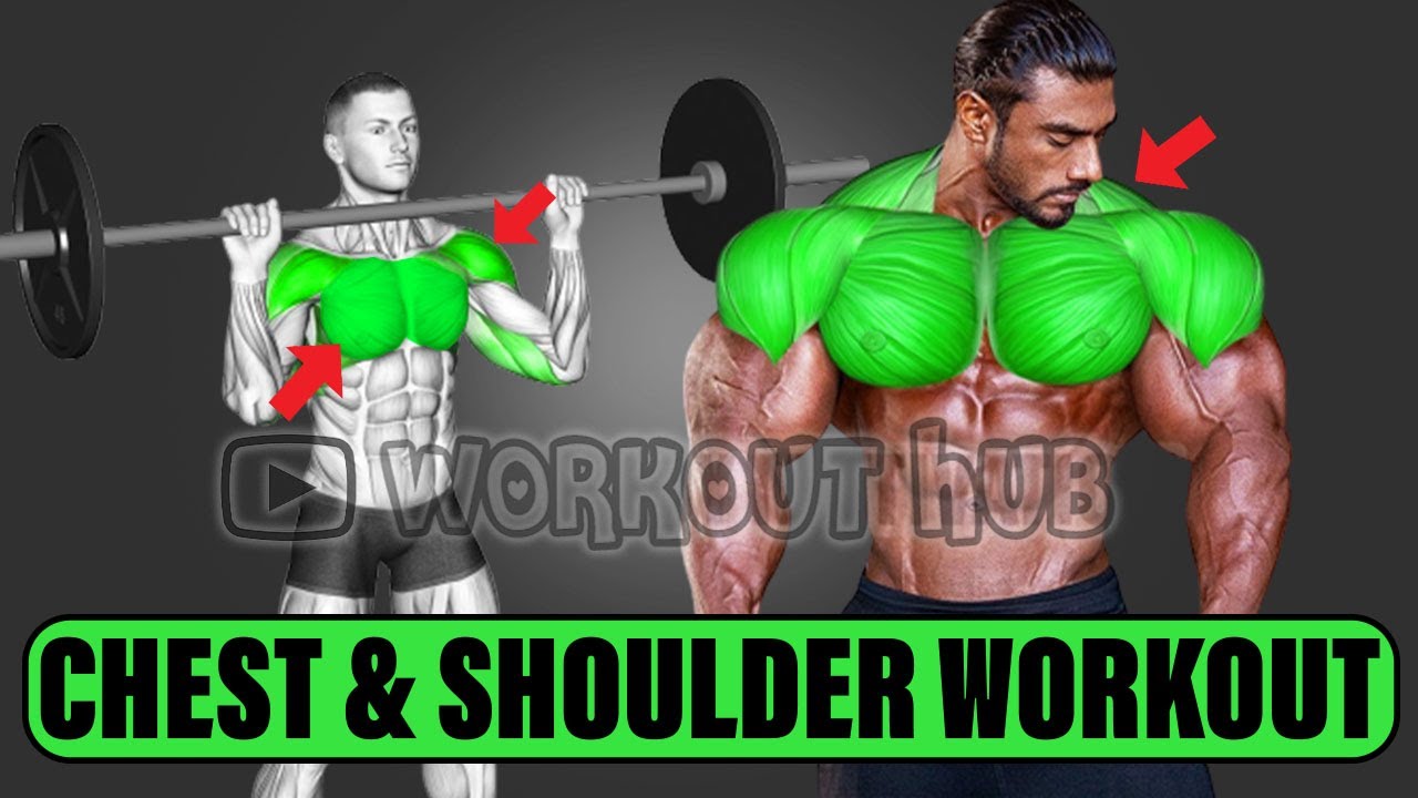 Upper Body Workout Best Barbell Chest and Shoulder Workout for MASS