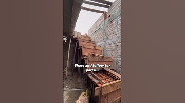 Unveiling the Perfect Combination: Concrete and Brick Folded Staircase Design