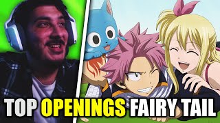 Vemos un TOP DE OPENINGS DE FAIRY TAIL