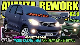 REVIEW DETAIL MOBIL BARU REWORK BANYAK AVANZA OTW UPDATE V2.6 INI + ACC BARU | CDID Roblox Part 5