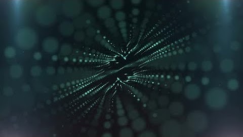 Cyan Particles Perspective Stock Motion Graphics