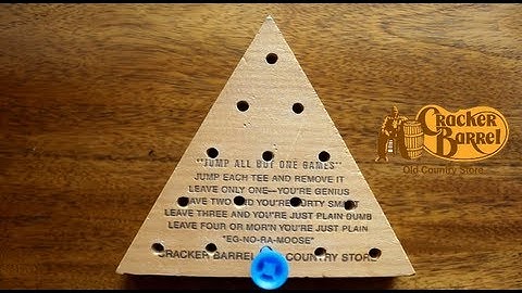 How To Beat The Cracker Barrel Tee Game In 1 Minute