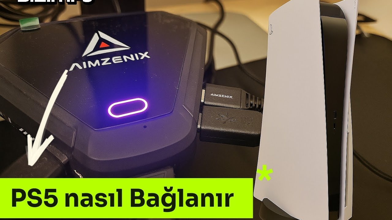 AimzenX PS5 Nasıl Bağlanır - PS5 AIMZENX Bağlantı Rehberi - BizimPS