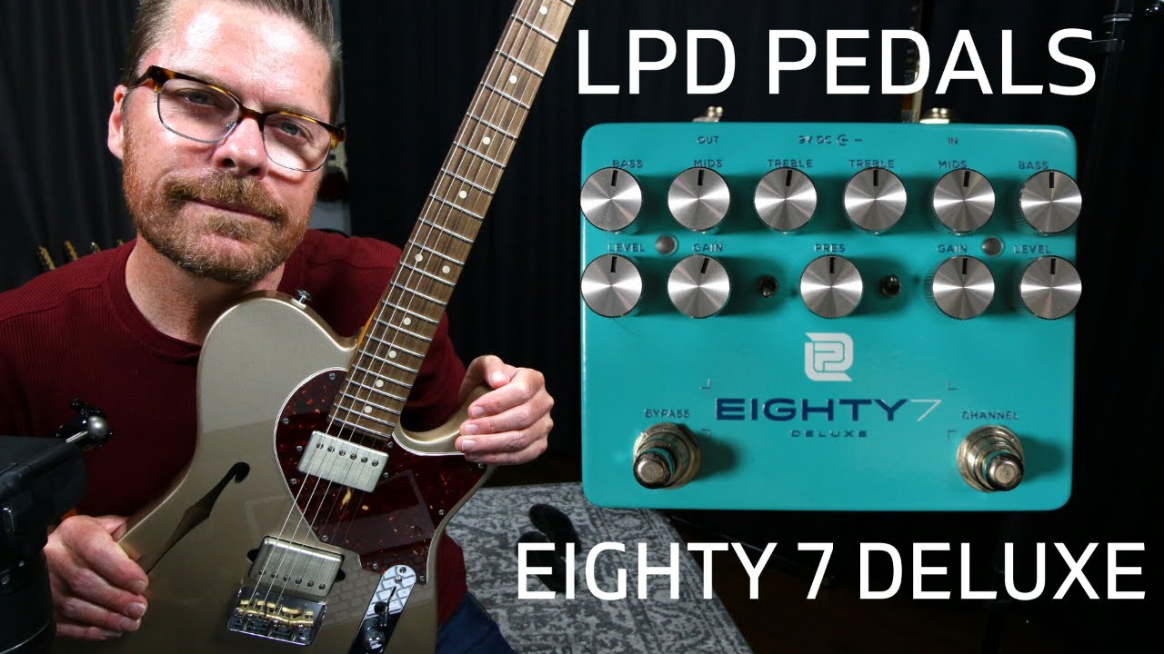 LPD Pedals EIGHTY 7 DELUXE Dual Overdrive/Distortion Pedal. 80's