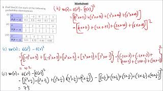 Discrete Random Variable (part 3) - video 1