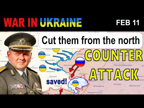 11 Feb: Russians Panic! Ukrainian REINFORCEMENTS ARRIVED TO STORM THE NORTHERN FLANK.