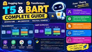 Full T5 & BART Complete Tutorial 2026 🚀 | Transformer Architecture, Hugging Face & Python Implementation Guide