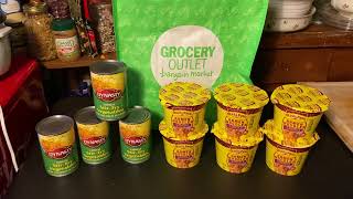 $5 haul Grocery Outlet Bargain Market, survive food inflation by buying on sale discount for pantry