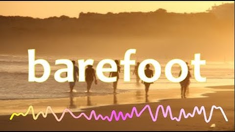 barefoot - Organic festival pulse - Grounding - Yoga - Driving - Relaxing - Recharge - with a Pulse.