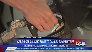 Little Rock drivers postpone summer vacations amid high gas prices