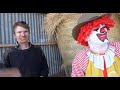 Ronald McDonald had a farm (weird)