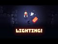 Lighting effects in my Dwarven RPG! | cave devlog #2
