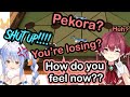 【ENG SUB】Pekora gets destroyed by Marine