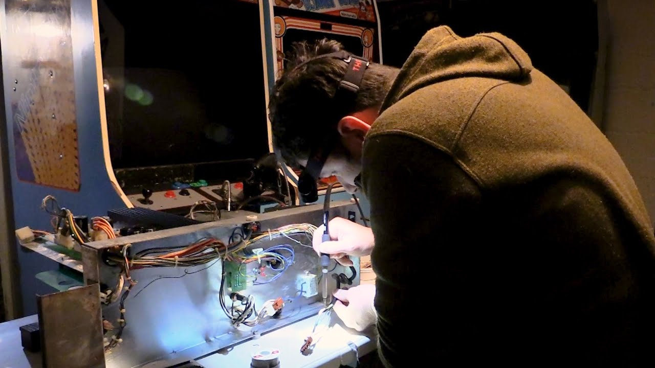 Stocker Repair Part 8 A/C Power Cord Splice Repair Arcade Restore