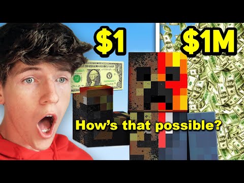 GrayPhiny Reacts To Prestonplayz Became a MILLIONAIRE with ONE Dollar in Minecraft…