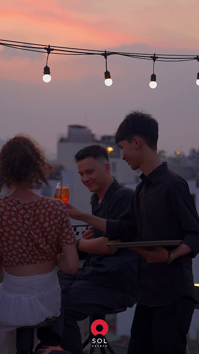 Sunset at Sol Sky Bar #sunset #skybar #solaria #solskybar #happyhour