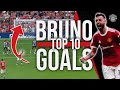 Top 10  bruno fernandes goals so far