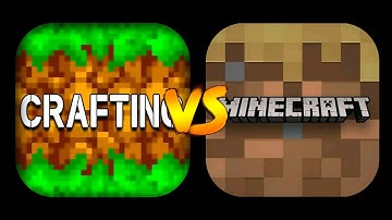 Crafting and Building VS Minecraft Trial (Game Comparison)